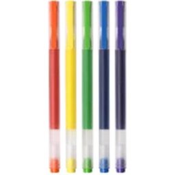 Xiaomi High-capacity Gel Pen (5-pack) - Bolígrafos Punta Fina de 0.5mm en 5 Colores