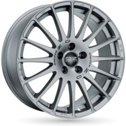 Llanta De Aluminio Oz Superturismo Gt 7x16 5x100 Et35 Letra Negra Gris