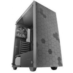Mars Gaming MC-Q3, Caja Semitorre ATX, Ventana Lateral Completa Cristal Templado, Doble Rejilla Magn