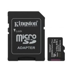 Kingston Technology 1TB microSDXC Canvas Select Plus Gen3 150MB/s A1 (Incluye adaptador de SD)