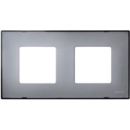 FUNDA 2 ELEMENTOS GRIS TRANSLUCIDO Simon ref. 2700627-112