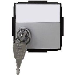 TAPA CON LLAVE ALUMINIO S.27 SCUDO Simon ref. 2705091-033