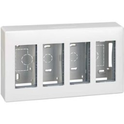 CAJA SUPERFÍCIE 4 MÓDULOS BLANCO Simon ref. 51000004-030
