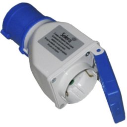 false CLAVIJA ADAPTADOR CETAC A BASE SCHUKO CON TAPA 2P+T 16 A