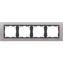 MARCO 4 ELEMENTOS ACERO INOX Simon ref. 82847-37