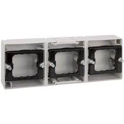 BASE CAJA ESTANCA 3 ELEMENTOS HORIZONTAL Simon ref. 4400765-035