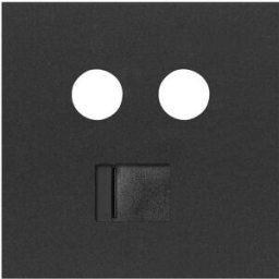 Tapa para toma R-TV+SAT con RJ45 2M Simon ref. 10000072-238