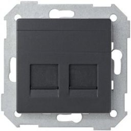 TAPA INFORMATICA 2 CONECTORES RJ45 UNIV. Simon ref. 82006-38