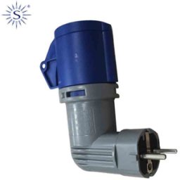 false CLAVIJA ADAPTADOR SCHUKO A CETAC 2P+T 16A. RETRACTILADO