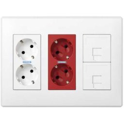 KIT PUESTO TRABAJO SAI 3 MÓD.BLANCO Simon ref. 51000302-030
