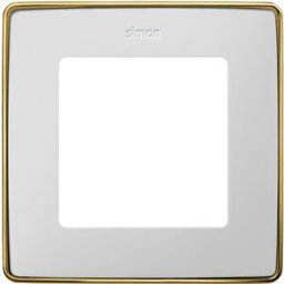 MARCO 1 ELEM. BLANCO base oro Simon ref. 8201610-245