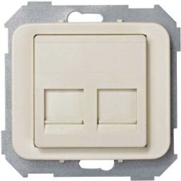 TAPA INFORMATICA 2 CONECTORES UNIVERSAL Simon ref. 75589-61
