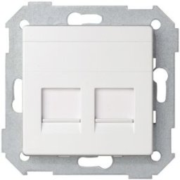 TAPA INFORMATICA 2 CONECTORES RJ45 UNIV. Simon ref. 82006-30