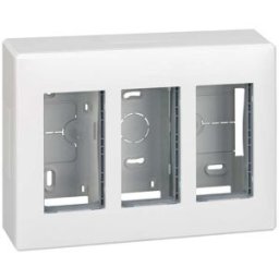 CAJA SUPERFÍCIE 3 MÓDULOS BLANCO Simon ref. 51000003-030