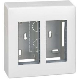 CAJA SUPERFÍCIE 2 MÓDULOS BLANCO Simon ref. 51000002-030
