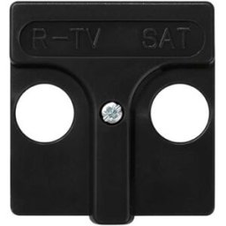TAPA 45X45 MM PARA R-TV SAT GRAFITO Simon ref. 27097-38