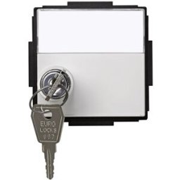 TAPA CON LLAVE BLANCO S.27 SCUDO Simon ref. 2705091-030