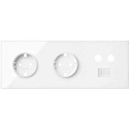 Kit front 3 el. 2 bases + TV + RJ45 Simon ref. 10020303-130