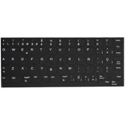 Kit Pegatinas Teclado Español Completo para Lenovo, Color Mate, Vinilo Resistente