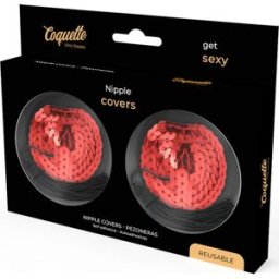 COQUETTE Chic Desire Cubre Pezones Rojo 1 par