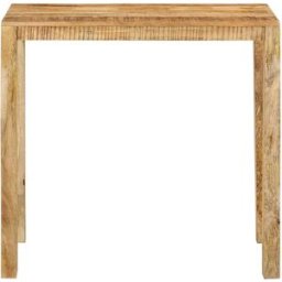 vidaxl Mesa alta de bar madera maciza de mango 112x55x108 cm