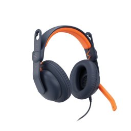 Auriculares Logitech con cable, micrófono plegable y diseño infantil resistente