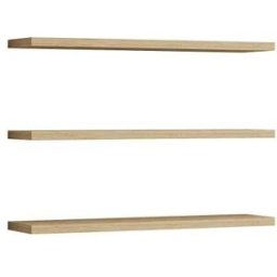 Habitat & Jardin Estantería de pared de madera > - 60 x 1 x 14 cm - saphir