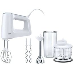 Braun Batidora MultiMix 3 HM 3137 WH 500W Blanco