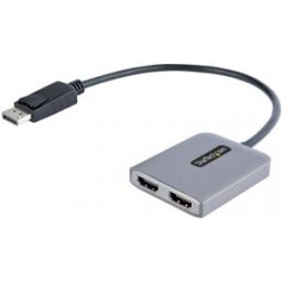 StarTech.com Hub Concentrador MST DisplayPort a 2 Puertos HDMI - HDMI Doble de 4K a 60Hz - Adaptador