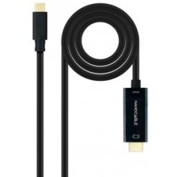Nanocable Cable Conversor USB-C a HDMI 1.4 4K@30Hz, Color Negro, 5 m