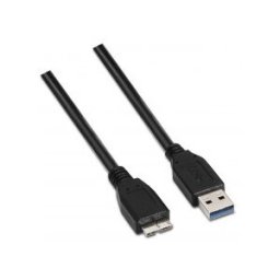 Aisens A105-0044 cable USB 2 m USB 3.2 Gen 1 (3.1 Gen 1) USB A Micro-USB B Negro