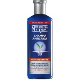 Naturaleza y Vida Champú Anticaída Cabello Graso 300 +100 ml 400 ml