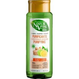 Natur Vital Champú Eco Purificante Jengibre y Limón 300 ml