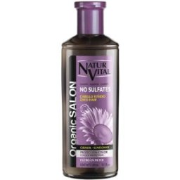 Natur Vital Champú cabello teñido sin sulfatos protección UV Organic
