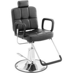 physa Sillón de peluquería - reposacabezas y reposapiés - 52 - 64 cm - 150 kg - negro 10040684