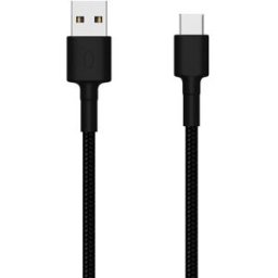 Xiaomi Mi Cable Braided USB 3.0 a USB Tipo C Negro 1M