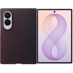 Funda Carbono Rojo para Samsung Z Fold8