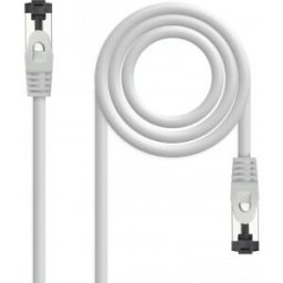 Nanocable Cable de Red Latiguillo Cat.8.1 2GHz LSZH SSTP AWG26, Gris, 10 m