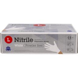 Rubberex rubberex g. touch guantes nitrilo blanco s/polvo 3,5 g t/l 1