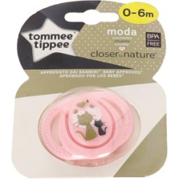 Tommee tippee tommee tippee chupete moda sili redon 0-6 m 1 un nina