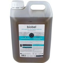 Biobel detergente con jabon natural ropa 5l. eco