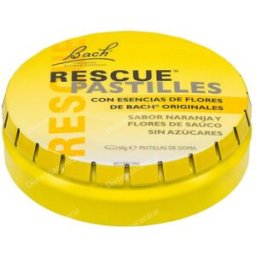 Flores de bach originales rescue pastillas naranja sauco 50grs. flores bach