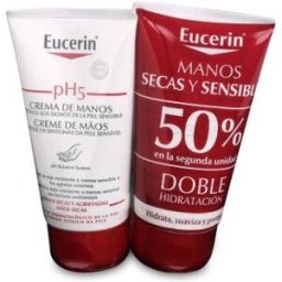 Eucerin pack ph5 crema de manos 50% 2ª ud.
