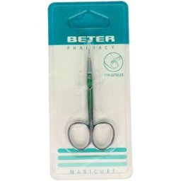 Beter tijera piel curva inox 24110