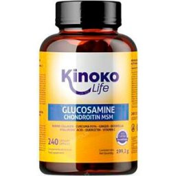 Kinoko life glucosamina condroitina con msm 240 cap.