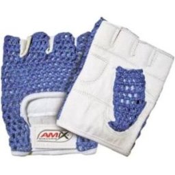 Amix guantes rejilla color azul talla l