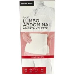 Farmalastic farmalastic faja abdo/lumb algod velcro t/1 75-95 cm beig calor