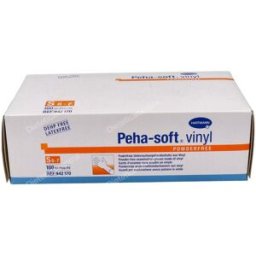 Peha-soft peha-soft vinyl guantes vinilo blanco s/polvo t/p 100 un 942