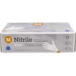 Rubberex rubberex g. touch guantes nitrilo blanco s/polvo 3,5 g t/m 1