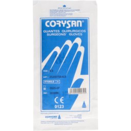 Corysan corysan guantes cirugia latex blanco c/polvo est t/8.5 2 un